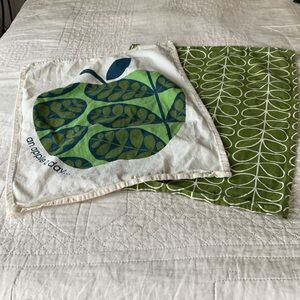 Orla kiely pair dish towels excellent used condition. One price two towels.